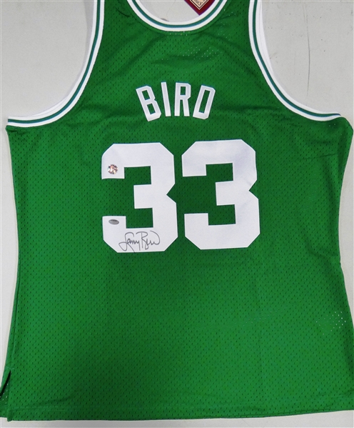 Larry Bird Autographed Celtics Mitchell & Ness Jersey