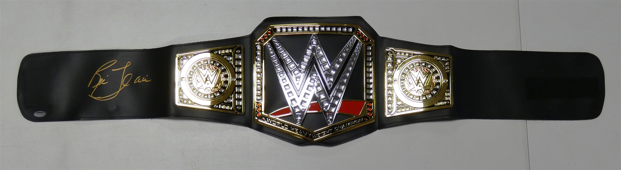 Ric Flair Autographed Toy Replica Wrestling Belt