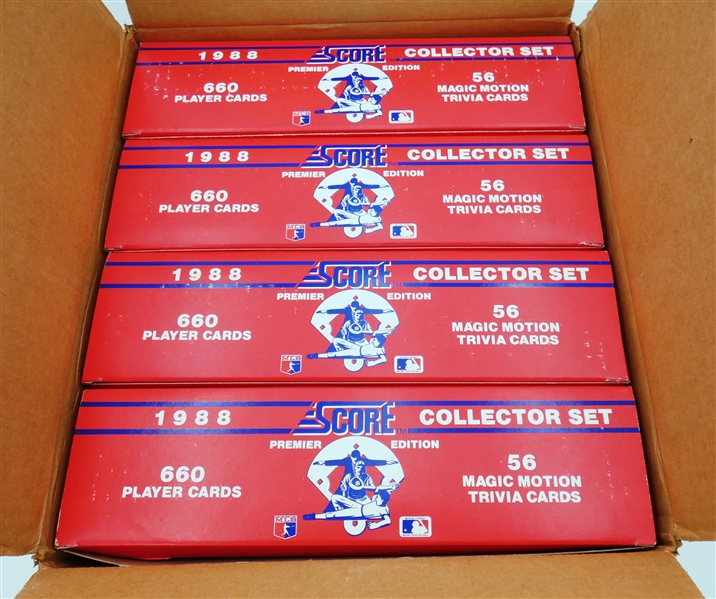 1988 Score Baseball Factory Set Case (8 Sets)