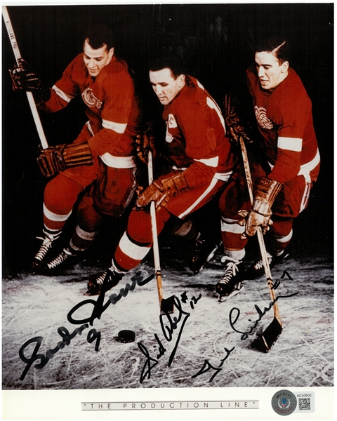 Production Line (Howe Lindsay Abel) Autographed 8x10