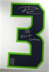 Russell Wilson Autographed Framed Jersey & 11x14 (Pick up only)