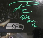 Russell Wilson Autographed Framed Jersey & 11x14 (Pick up only)