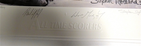 Wayne Gretzky & Paul Coffey Autographed Framed Litho (Pick up only)