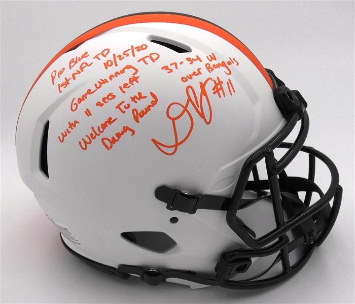 Donovan Peoples-Jones Autographed Browns Full Size Authentic Helmet