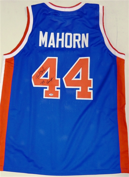 Rick Mahorn Autographed Custom Jersey