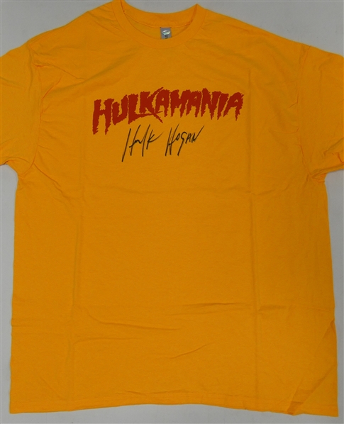 Hulk Hogan Autographed Hulkamania T-Shirt