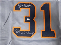 Larry Herndon Autographed Custom Jersey