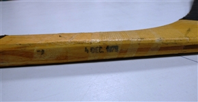 Pete Mahovlich Game Used 1979/80 Stick