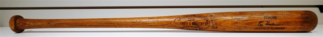 Ken Henderson Game Used Bat