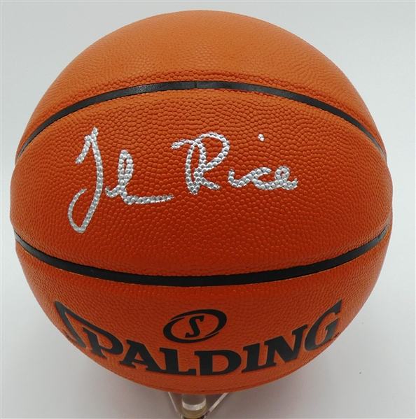 Glen Rice Autographed Basketball