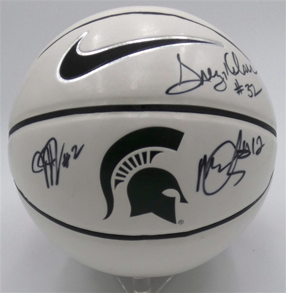 MSU Basketball Signed by Cleaves, Jackson and Kelser