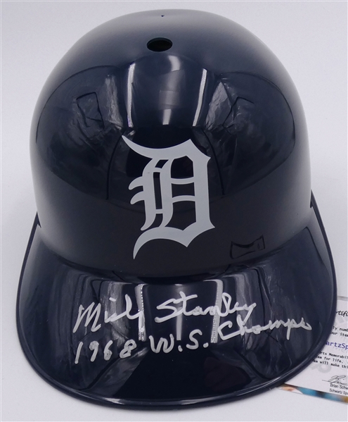 Mickey Stanley Autographed Replica Batting Helmet