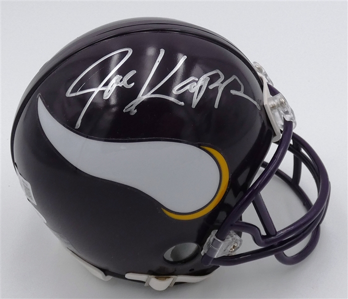 Joe Kapp Autographed Vikings Mini Helmet