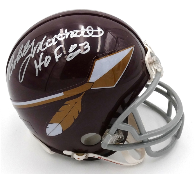 Bobby Mitchell Autographed Redskins Mini Helmet