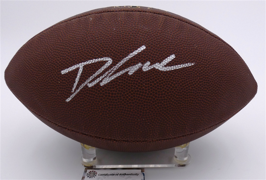 DAndre Swift Autographed Football