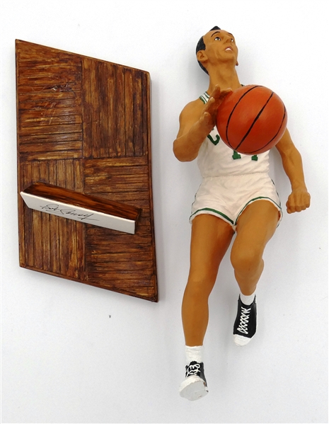 Bob Cousy Autographed Figurine