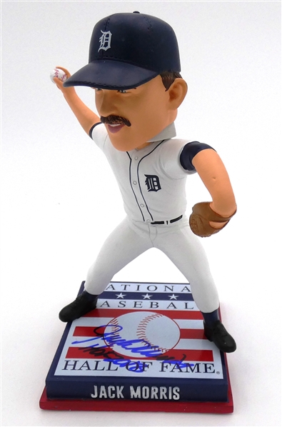 Jack Morris Autographed HOF Bobblehead