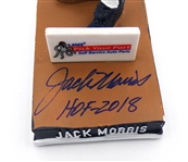 Jack Morris Autographed Fuzzy Mustache Bobblehead