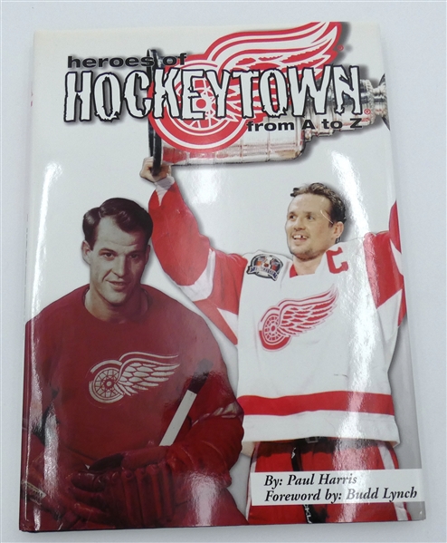 Mickey Redmond Autographed Hockeytown Book