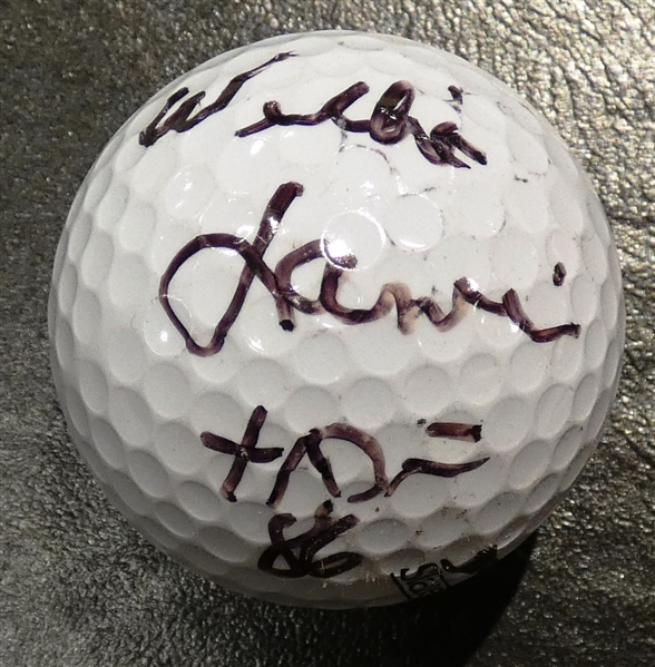 Willie Lanier Autographed Golf Ball