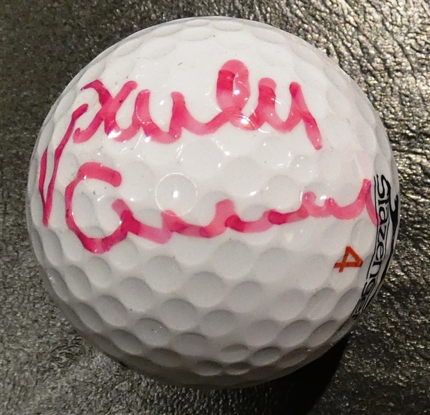 Paula Creamer Autographed Golf Ball