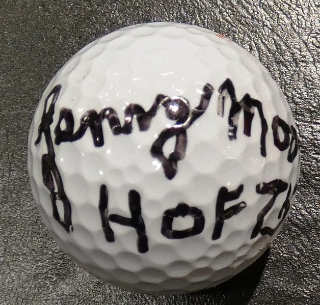 Lenny Moore Autographed Golf Ball