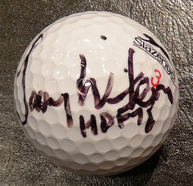 Larry Wilson Autographed Golf Ball