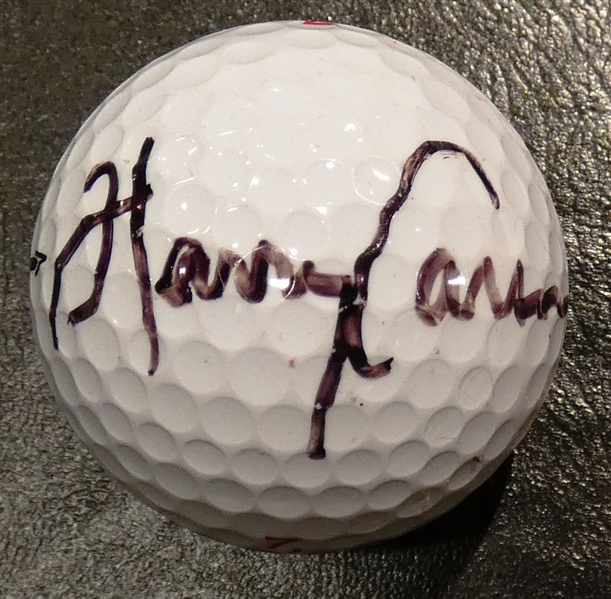 Harry Carson Autographed Golf Ball