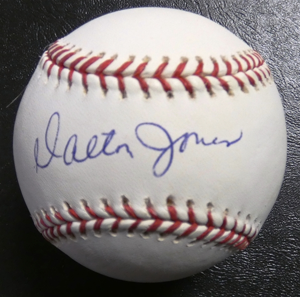 Dalton Jones Autographed Baseball