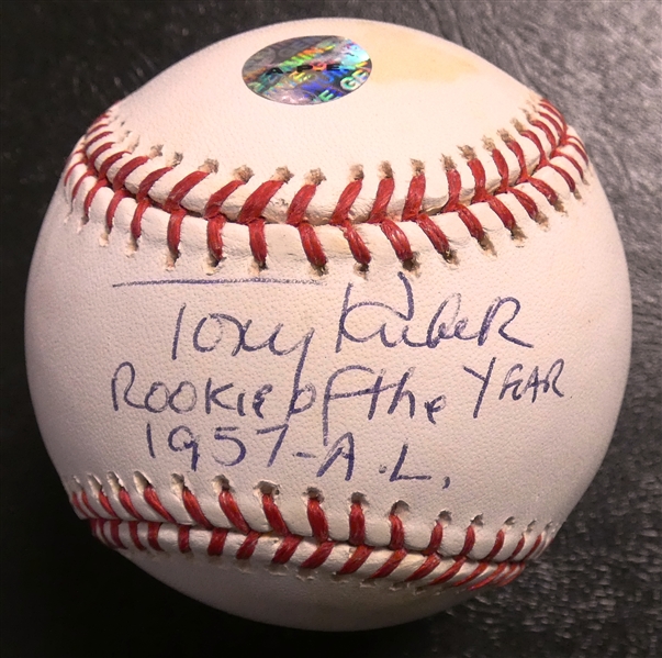 Tony Kubek Autographed Baseball