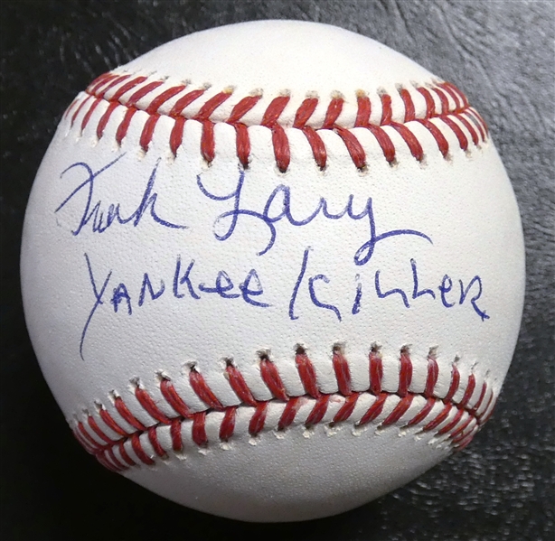 Frank Lary Autographed Baseball