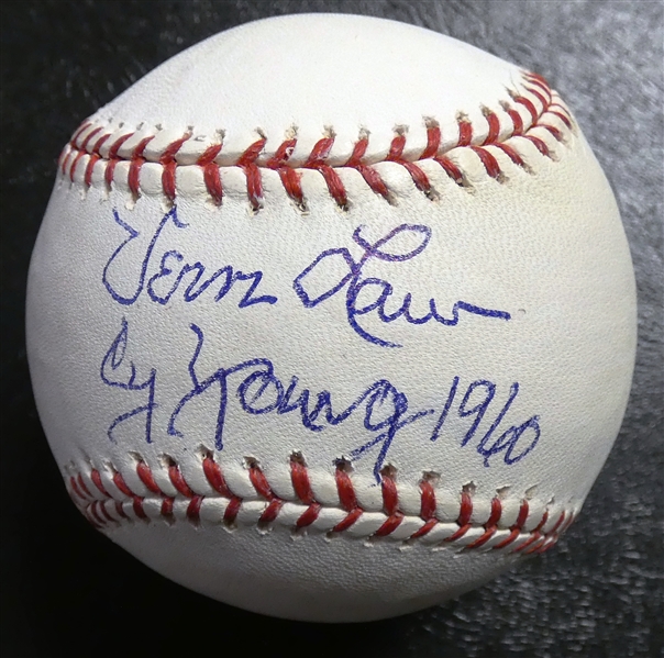 Vern Law Autographed Baseball