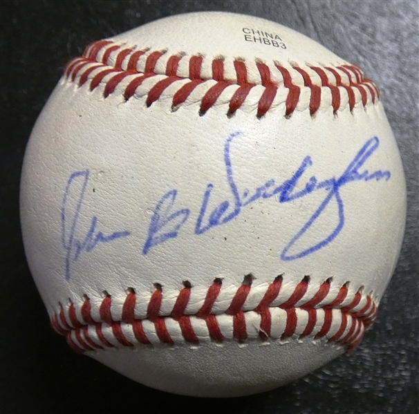 John Wockenfuss Autographed Baseball