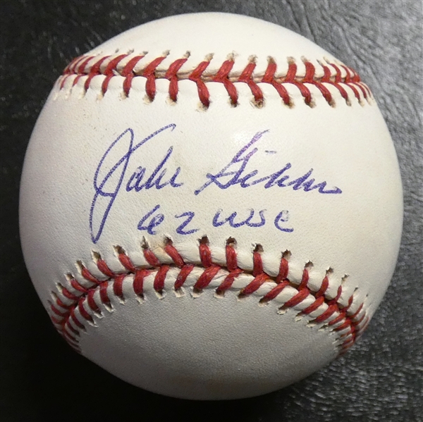 Jake Gibbs Autographed Baseball
