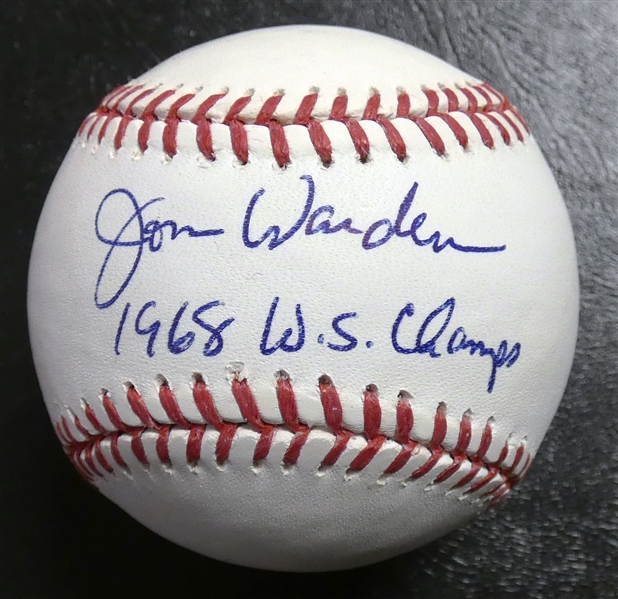 Jon Warden Autographed Baseball
