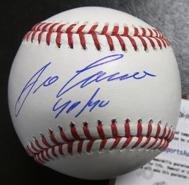 Jose Canseco Autographed Baseball