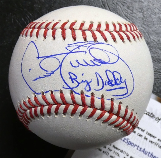 Cecil Fielder Autographed Baseball