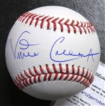 Vince Coleman Autographed Baseball