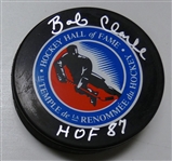 Bobby Clarke Autographed HOF Puck