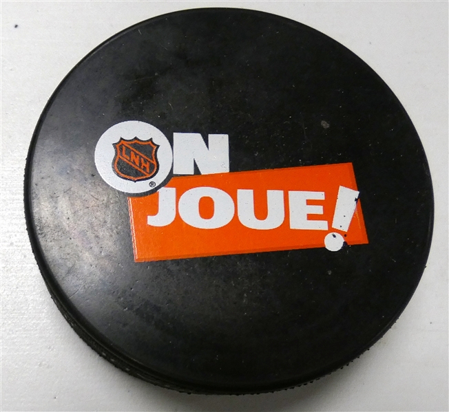 On Joue! NHL Puck