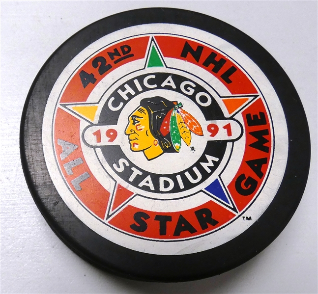 1991 NHL All Star Puck