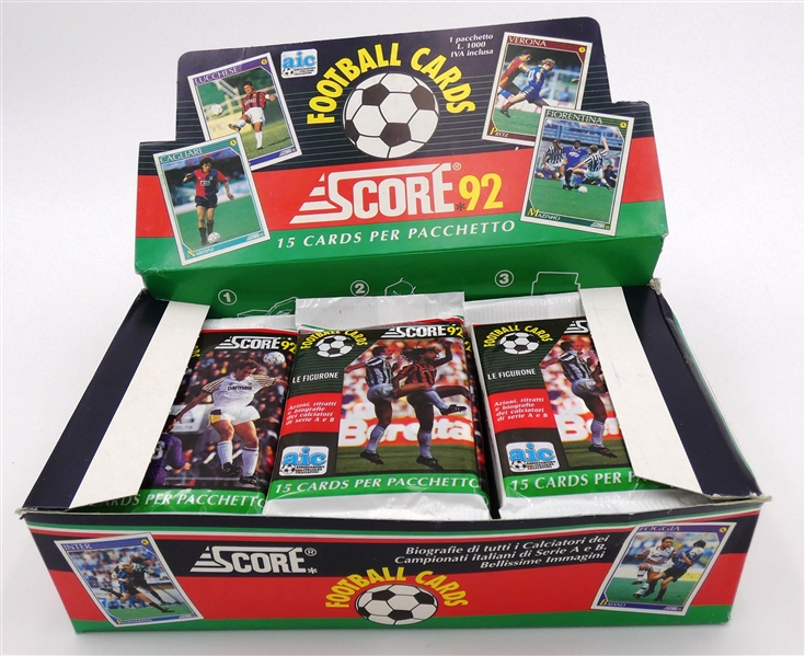 1992 Score Football Soccer Wax Packs