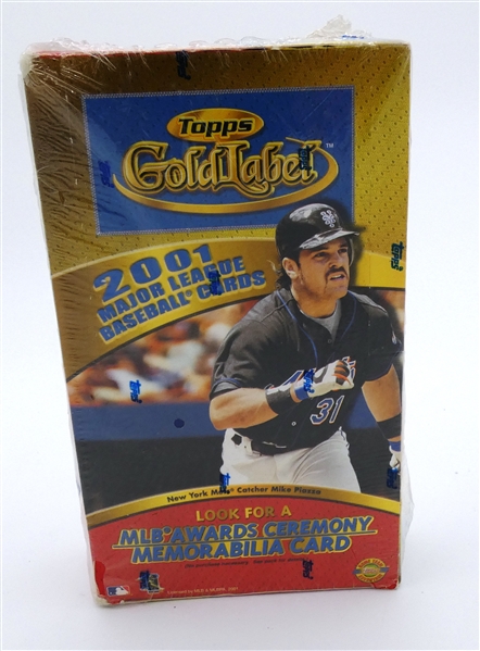 2001 Topps Gold Label Baseball Wax Box