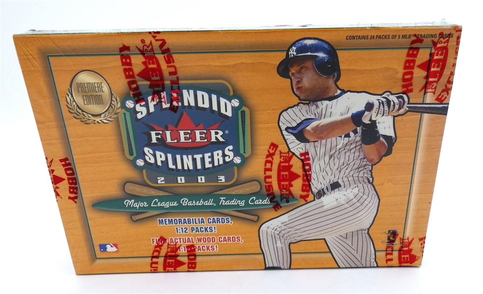 2003 Fleer Splendid Splinters Baseball Wax Box