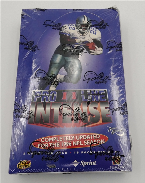 1996 Pro Line Intense Football Wax Box