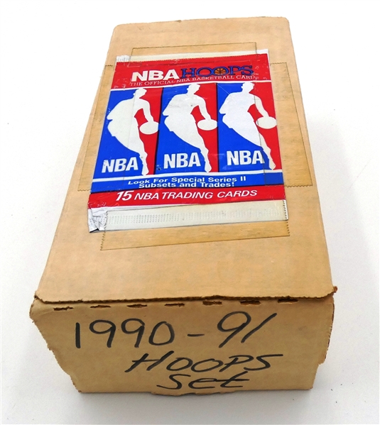 1990/91 NBA Hoops Basketball Set