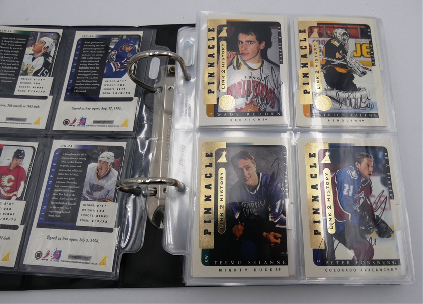 Pinnacle Be A Player Autographed Card Lot of 125+