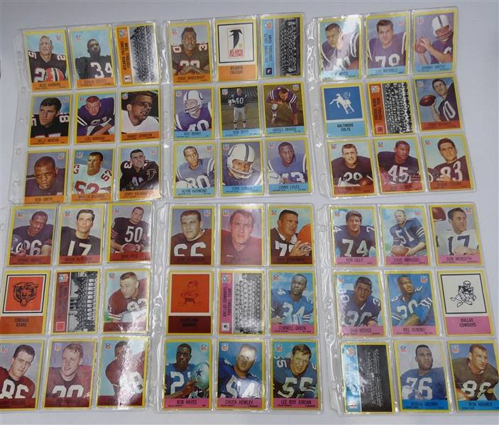 1967 Philadelphia Football Card Lot