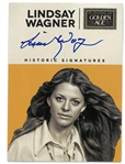 Lindsay Wagner Autographed Panini Golden Age