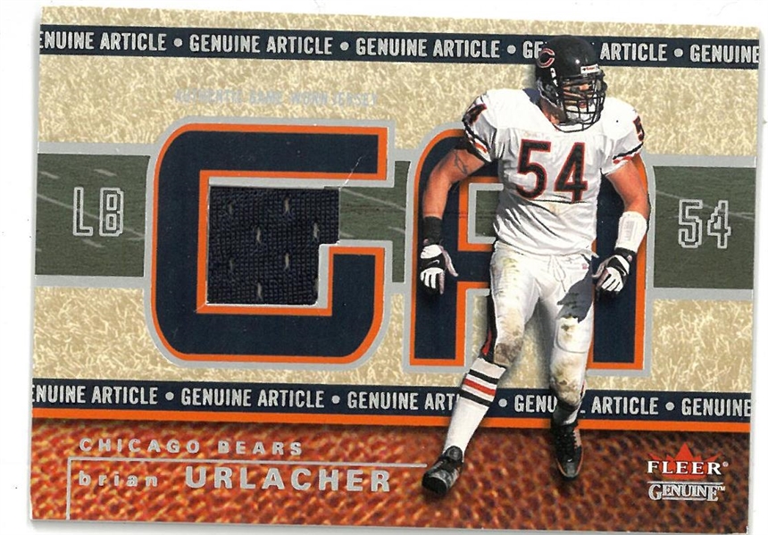 Brian Urlacher Fleer Genuine Jersey Card